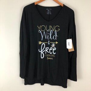 Blue 84 NCAA Florida State Long Sleeve Patch Tee